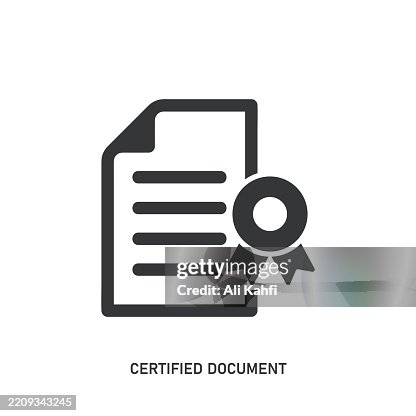 Certified Document glyph solid icon. Solid icon that can be applied anywhere, simple, pixel perfect and modern style. Certified Document glyph solid icon. Solid icon that can be applied anywhere, simple, pixel perfect and modern style.