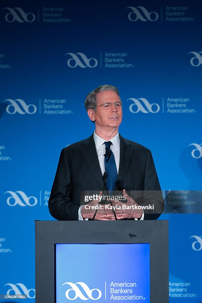 Treasury Secretary Scott Bessent Speaks At The American Bankers Association's Washington Summit