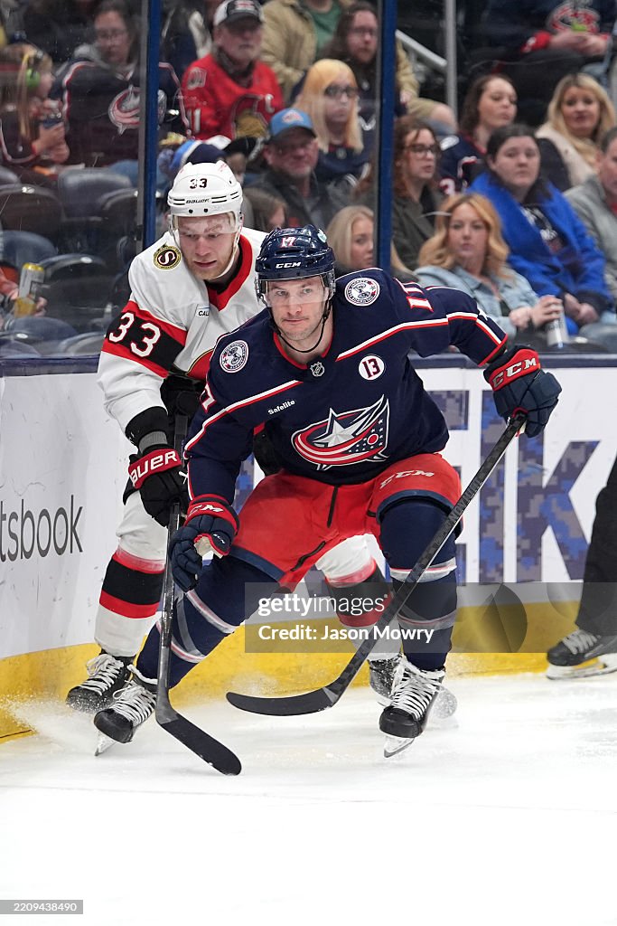 Ottawa Senators v Columbus Blue Jackets