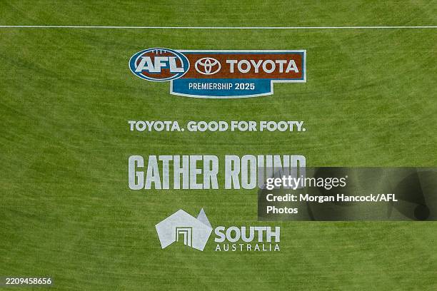General aerial view of Barossa Park during a media call ahead of the first ever AFL game at Barossa Park on April 10, 2025 in Lyndoch, Australia.