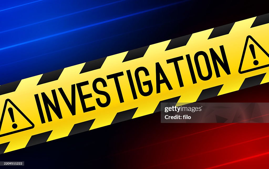 Investigation Crime Scene Police Yellow Do Not Cross Barricade Tape