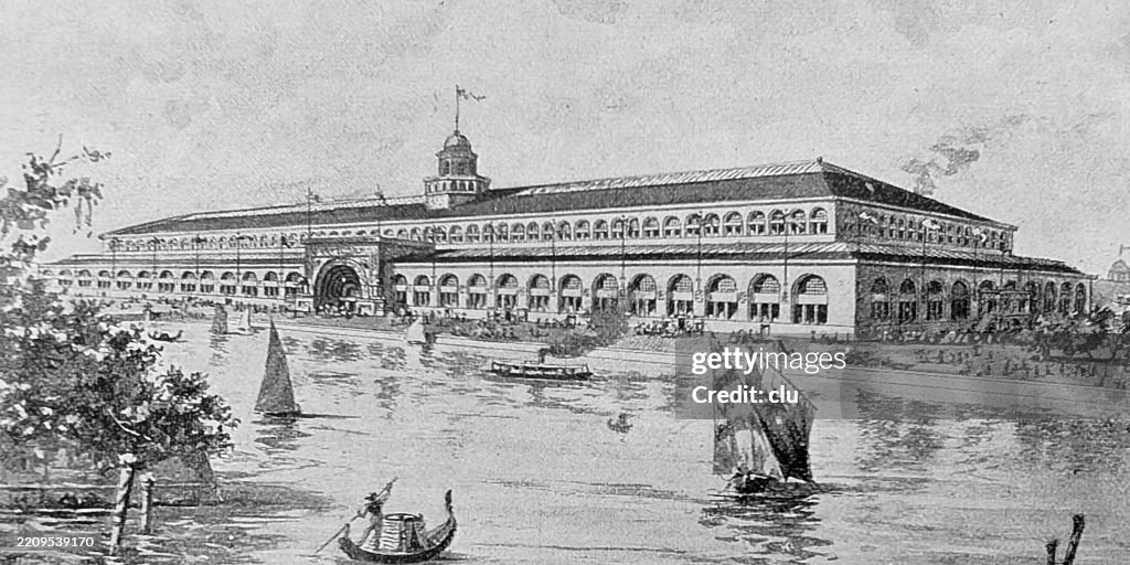 Chicago World's Fair 1893, Exhibition building of the means of transport