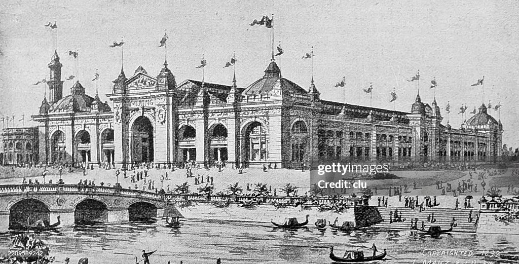 Chicago World's Fair 1893, Exhibition building for the mining industryc
