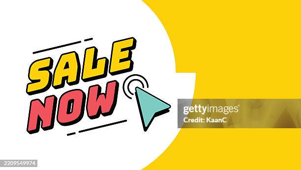 One Sale Lettering Lettering Composition Of Sale Now Stock Illustration High-Res Vector ...