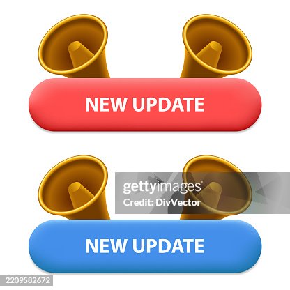 Update Button Sample New Update Button Design High-Res Vector Graphic - Getty Images