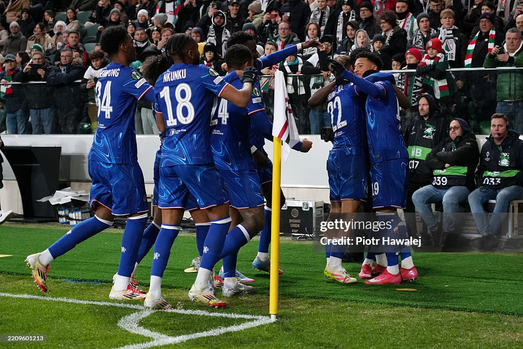 Legia Warszawa v Chelsea FC - UEFA Conference League 2024/25 Quarter Final First Leg