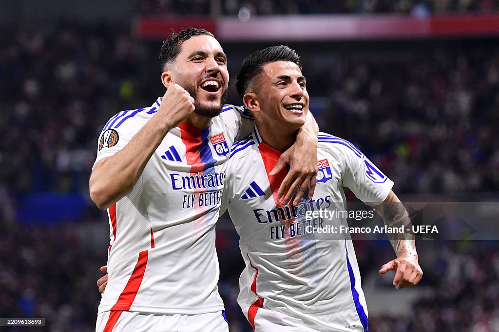 Olympique Lyonnais v Manchester United - UEFA Europa League 2024/25 Quarter Final First Leg