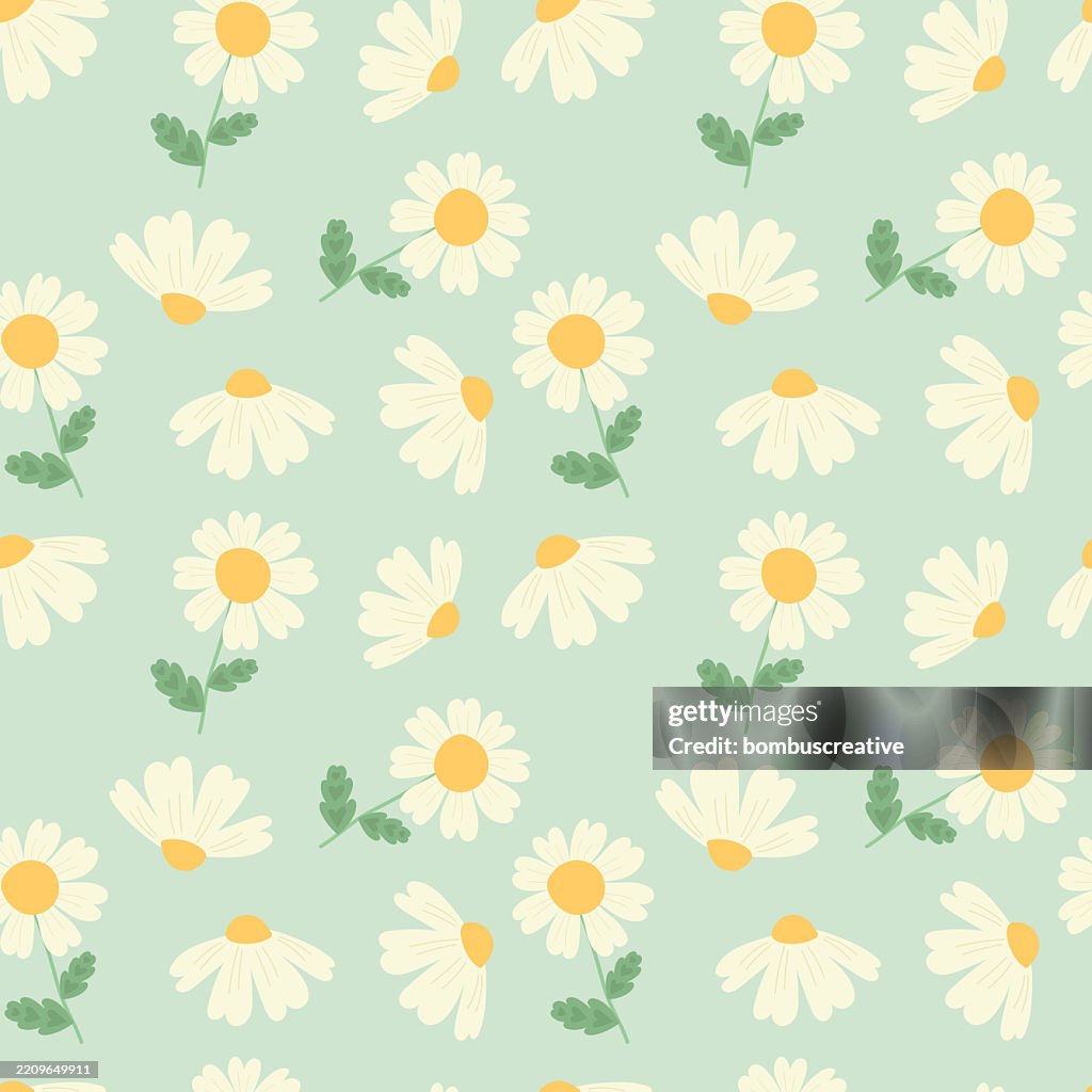 Abstract flowers pattern background