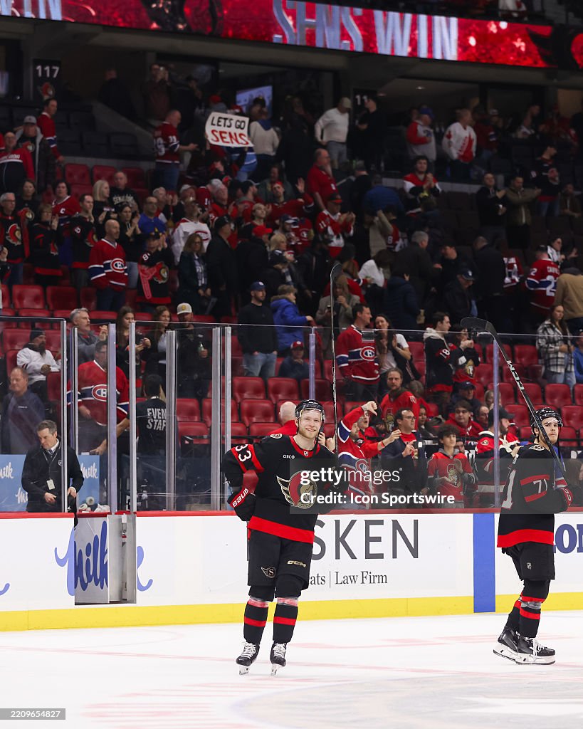 NHL: APR 11 Canadiens at Senators
