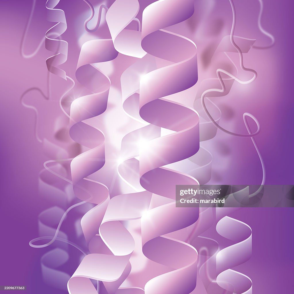 Abstract Helix Pattern Purple Abstract Molecular Helix Structure High-Res Vector Graphic ...