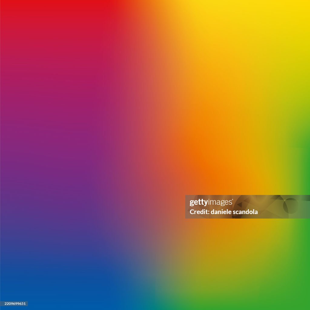 LGBTQIA Rainbow colors. Gradient pride colors.