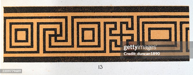 Greek Key Pattern Ancient Ancient Decorative Art Pattern Of Classical Greece Greek Key Pattern ...
