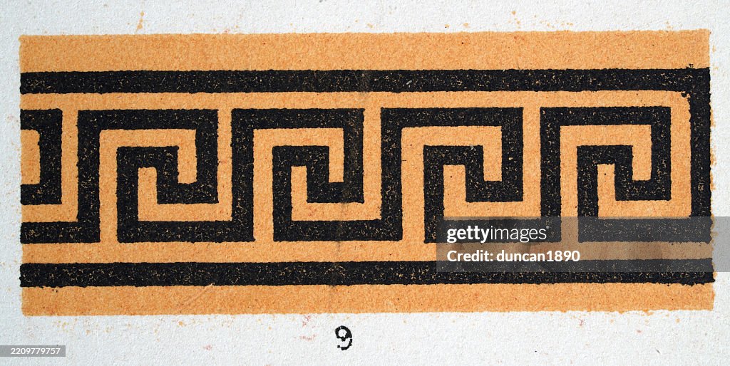 Greek Key Pattern Ancient Ancient Decorative Art Pattern Of Classical Greece Greek Key Pattern ...