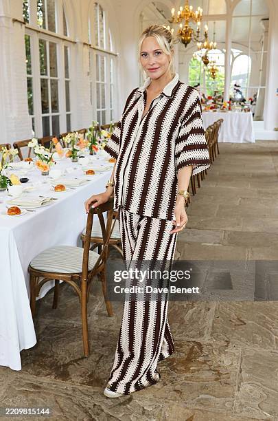 Poppy Delevingne attends a special brunch to celebrate the upcoming collaboration between Nobody's Child & Poppy Delevingne at The Orangery on April...