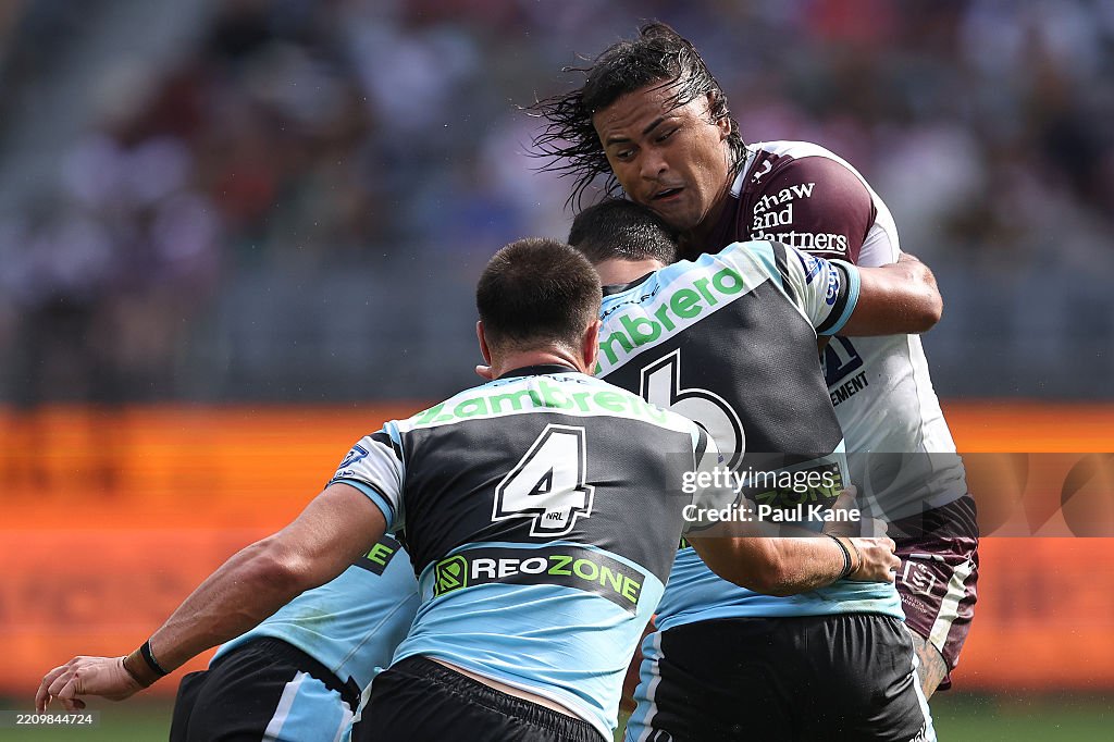 NRL Rd 6 - Sharks v Sea Eagles
