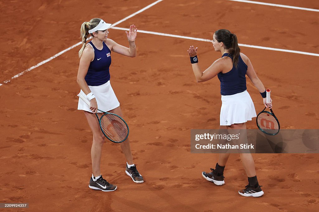 Great Britain v Netherlands - Billie Jean King Cup Qualifier