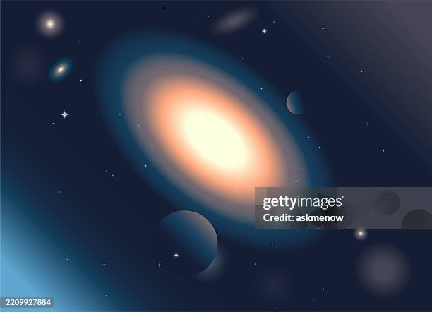 space background - deep thinking stock illustrations