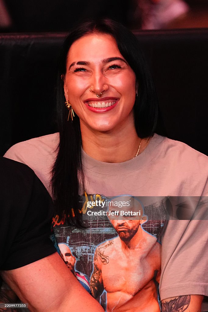 Ufc Ripley Rhea Ripley is seen in attendance during the UFC 314 event at Kaseya ...