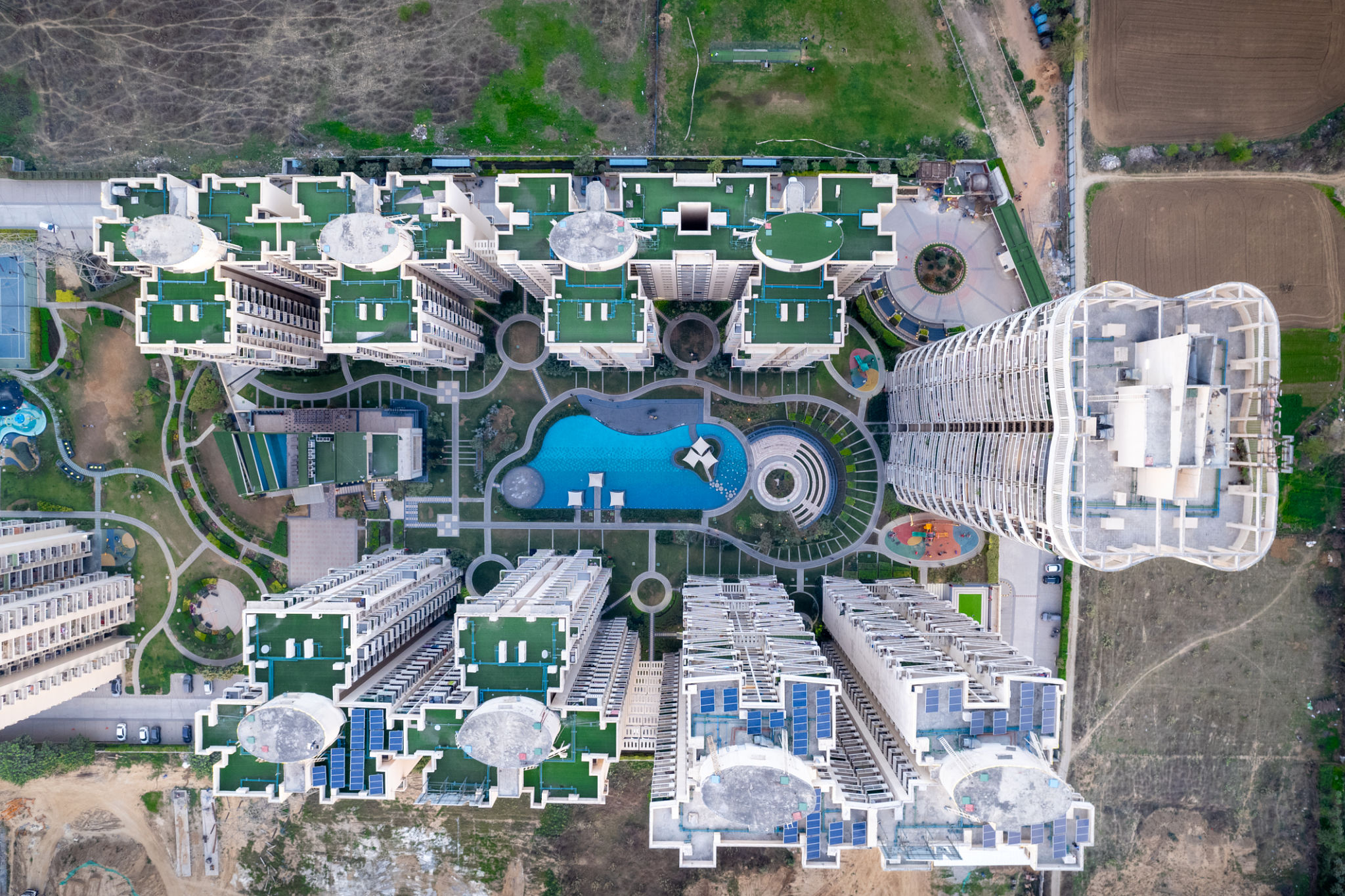 gurugram poolside luxury