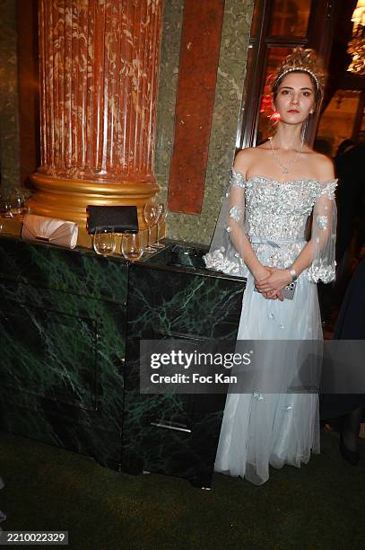 Yasmine Loraud attend the 3rd "Gala Bal Des 2 Empires" Hosted by Prince Joachim Murat and Princess Yasmine Murat at Hotel intercontinental on April...