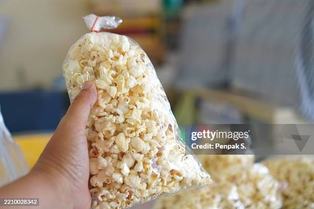 Popcorn In Plastic Packet 50 Plastic Bag Of Popcorn Stock Photos, High-Res Pictures, and Images ...