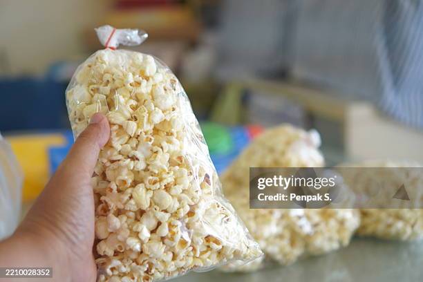 Popcorn In Plastic Packet 50 Plastic Bag Of Popcorn Stock Photos, High-Res Pictures, and Images ...