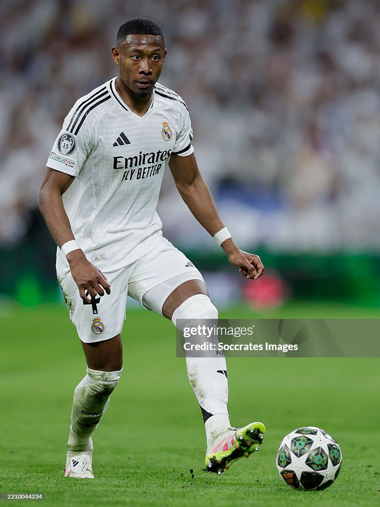 David Alaba of Real Madrid during the UEFA Champions League match ...