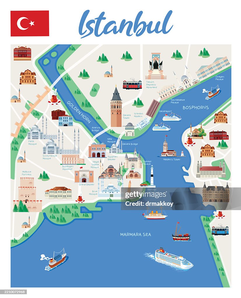 Istanbul Historical Peninsula Map