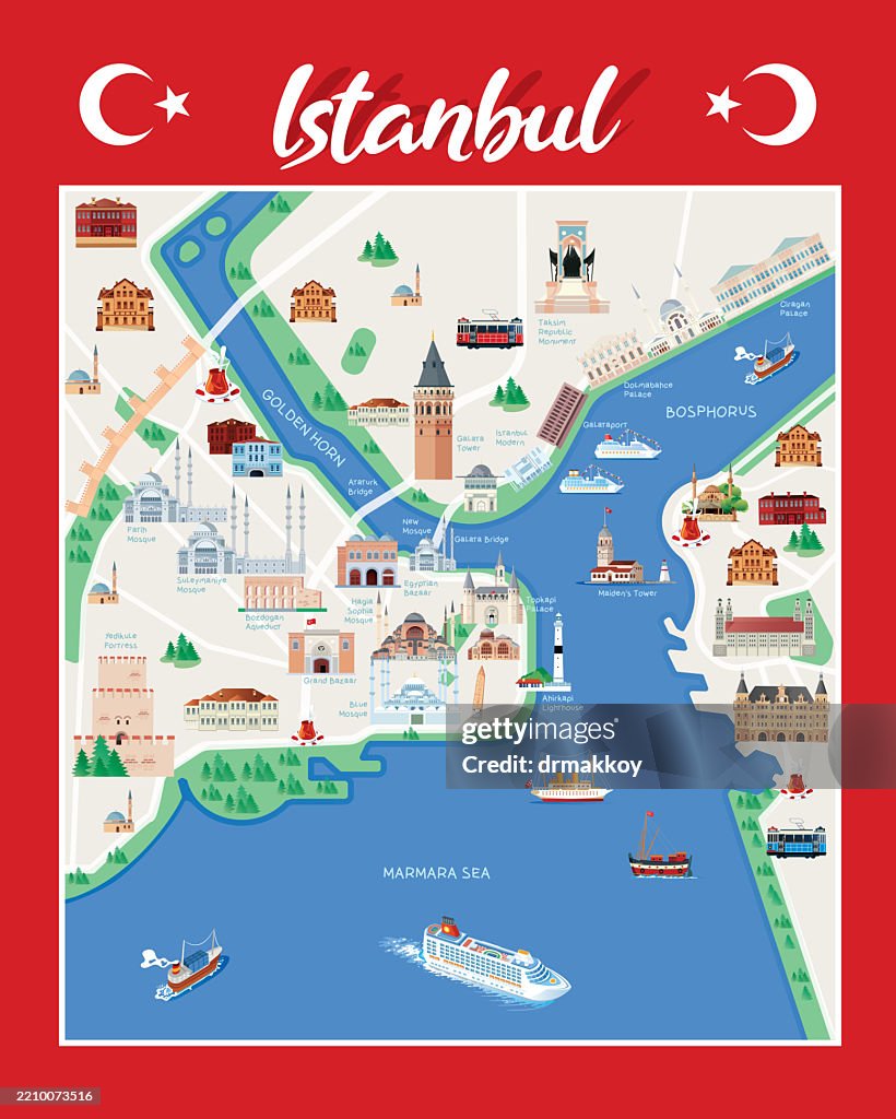 Istanbul Historical Peninsula Map