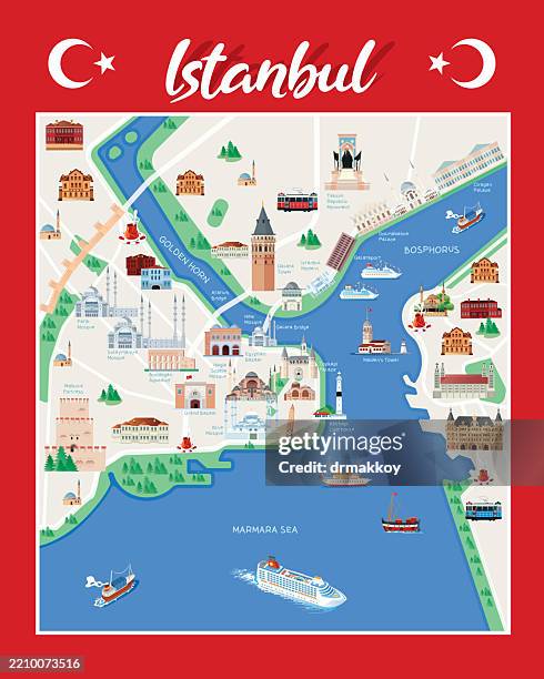 istanbul historical peninsula map - grand bazaar stock illustrations