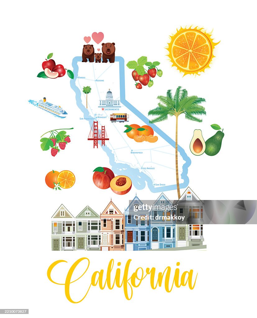 California Funny Map