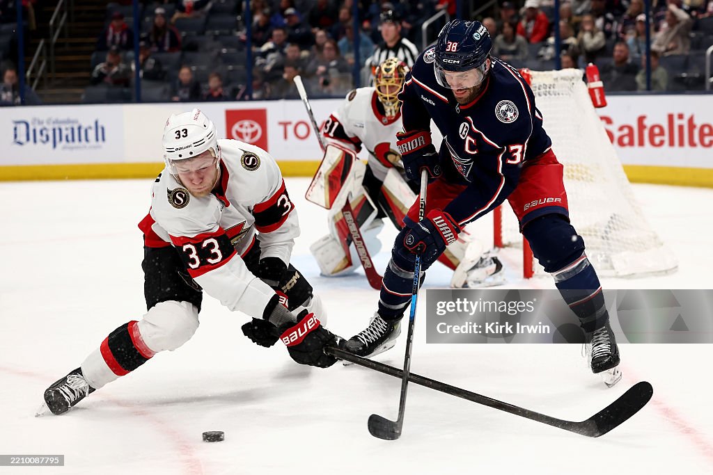 Ottawa Senators v Columbus Blue Jackets