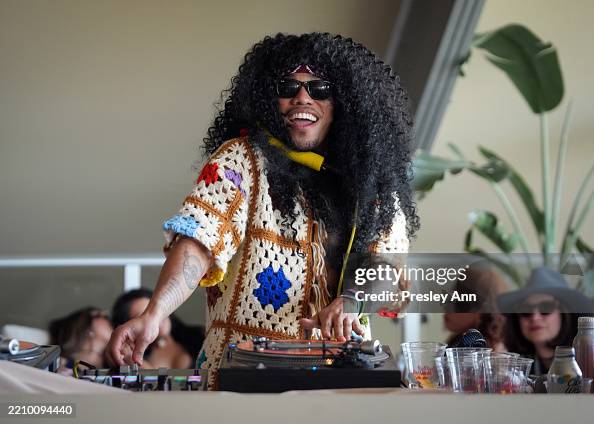 Anderson Pac Halftime Dj Pee.Wee aka Anderson .Paak performs during Red Bull Mirage at ...