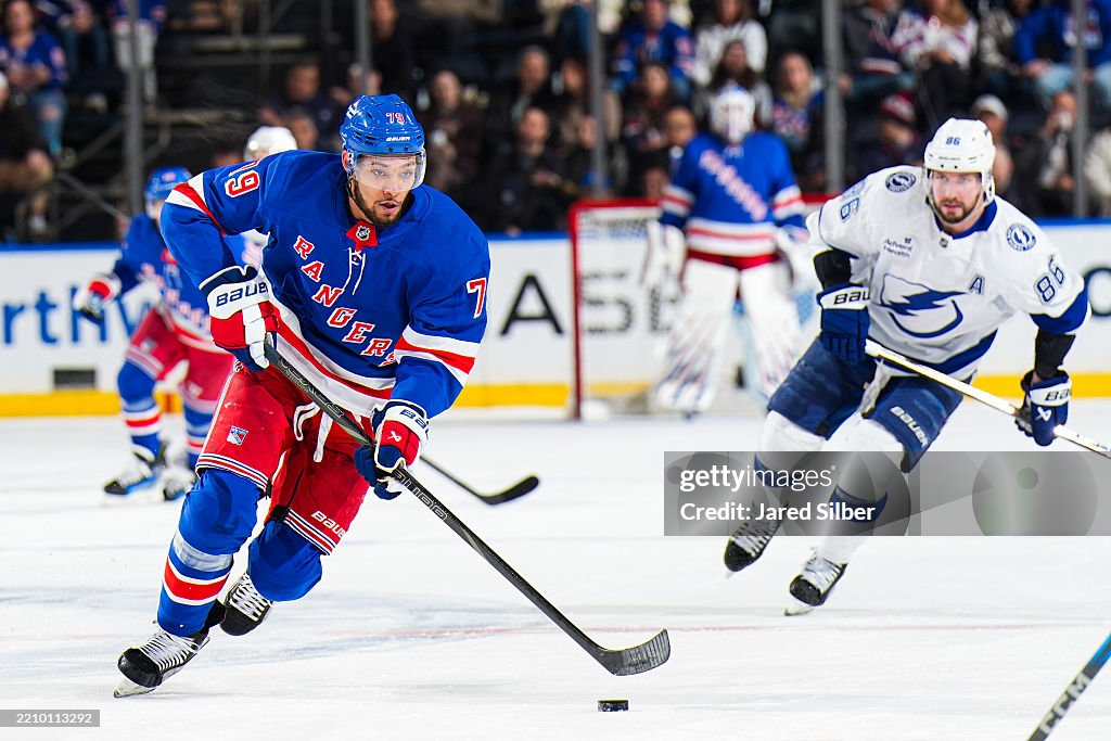 Tampa Bay Lightning v New York Rangers