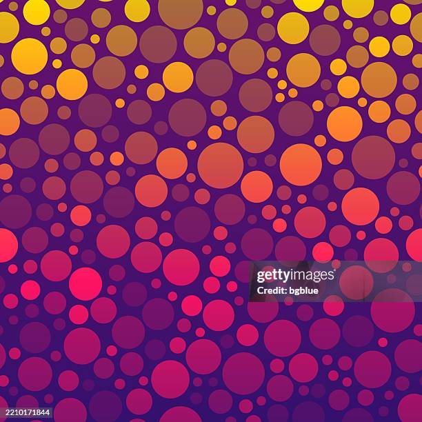 abstract geometric background with pink gradient circles - vector circle pattern stock illustrations