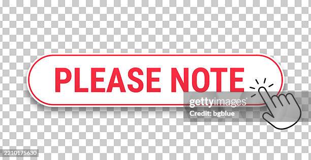 Please Note Symbol Icon 18 Please Note Icon High Res Illustrations - Getty Images