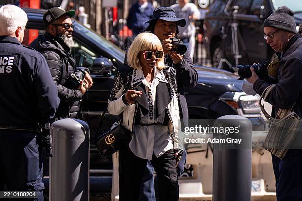 J P Stringer Janice Combs, mother of Sean 'Diddy' Combs, arrives at the Southern ...