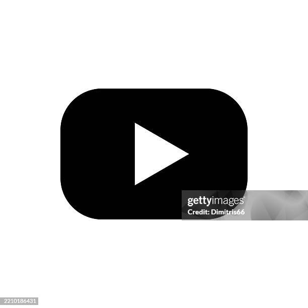 play solid icon - play button transparent stock illustrations