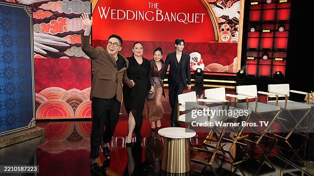 April 15, 2025: The cast of "The Wedding Banquet" appear with Jennifer Hudson on "The Jennifer Hudson Show" airing April 21, 2025 in Burbank,...
