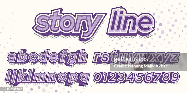 Story Line Editable Text Effect Text Can Be Changed In Graphic Styles ...