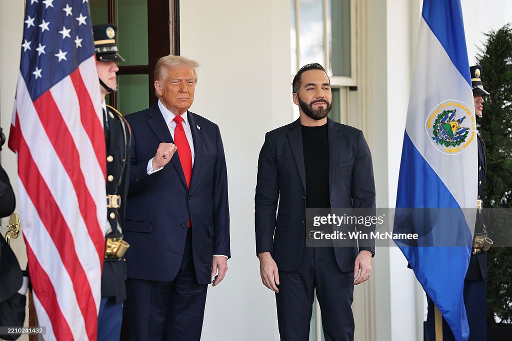 President Trump Meets With El Salvador President Nayib Bukele At The White House