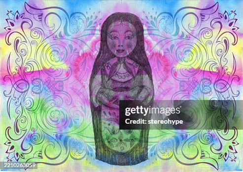 Russian stacking doll Russian stacking doll