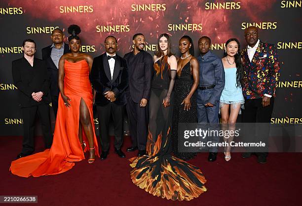 Jack O'Connell, Omar Benson Miller, Wunmi Mosaku, Ryan Coogler, Michael B. Jordan, Hailee Steinfeld, Jayne Lawson, Miles Caton, Li Jun Li and Delroy...