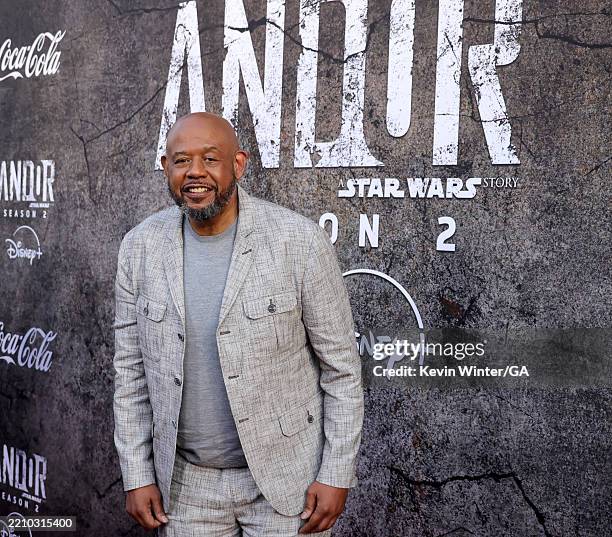 LOS ANGELES, CALIFORNIA Forest Whitaker attends the Los Angeles Launch Event for Lucasfilm's "Andor" Season 2 at El Capitan Theatre on April 14, 2025...