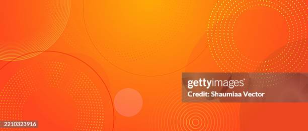 orange und rot farbverlauf abstrakter hintergrund kreis linien dekoratives design. futuristisches modernes hintergrunddesign für unternehmen, präsentationen, anzeigen, banner, websites, zielseiten, hintergrundbilder und mehr - oranger hintergrund stock-grafiken, -clipart, -cartoons und -symbole