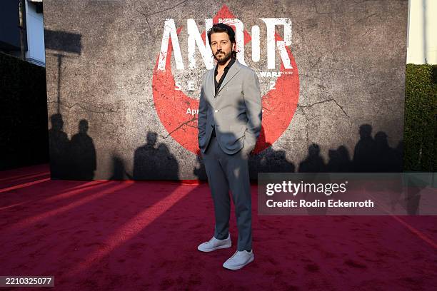 Diego Luna attends the Andor Season 2 Special Celebration Launch Event at El Capitan Theatre on April 14, 2025 in Hollywood, California.