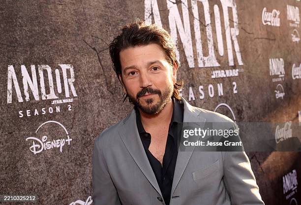 Diego Luna attends the Andor Season 2 Special Celebration Launch Event at El Capitan Theatre on April 14, 2025 in Hollywood, California.