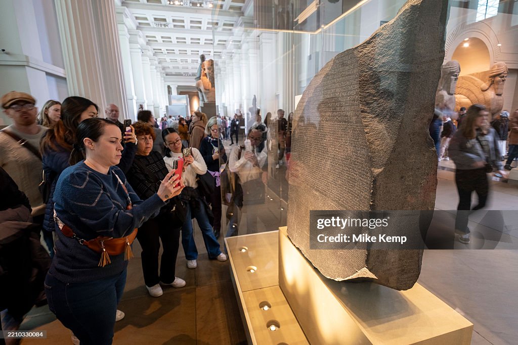British Museum Rosetta Stone In London