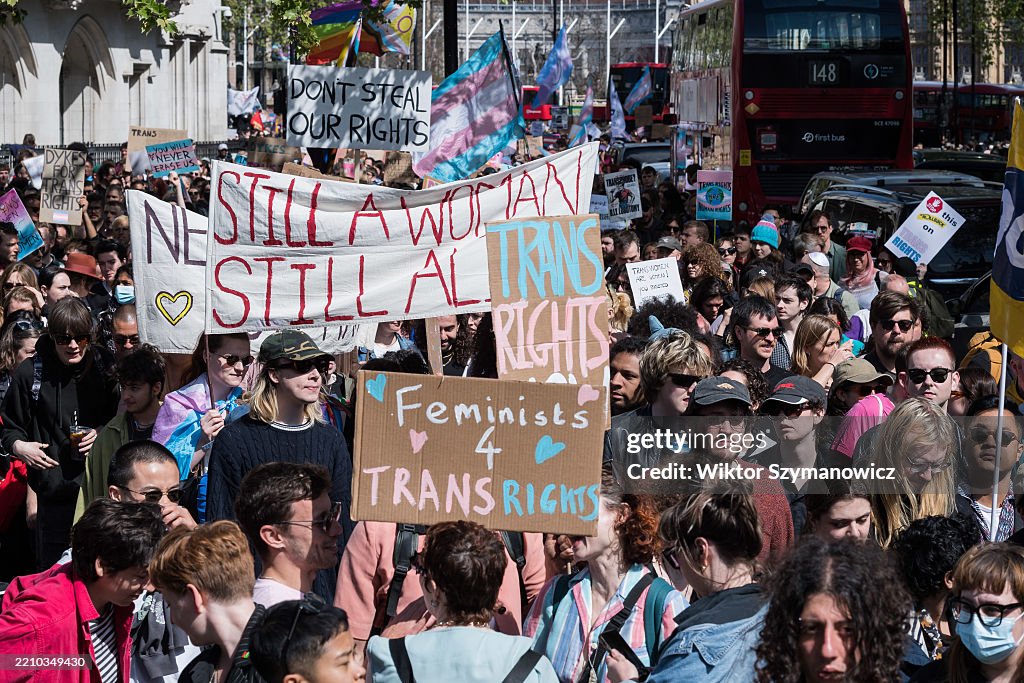 Stand for Trans Rights Protest in London