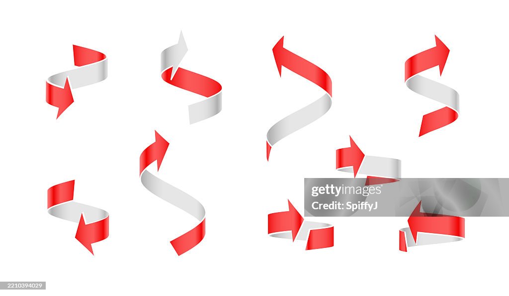 Arrows folding, bending, and twisting